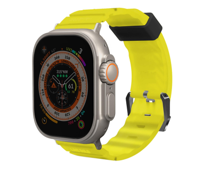 Pasek do smartwatchy Skinarma Shokku Apple Watch 49/45/44mm electric yellow